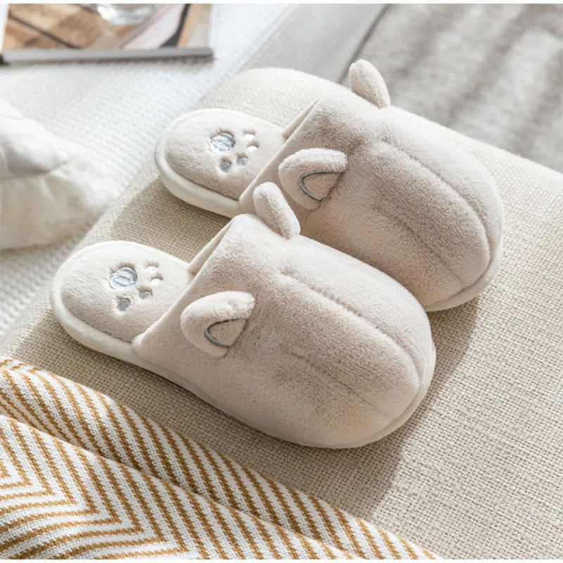 Chaussons cocooning hippopotame fluffy et chaud