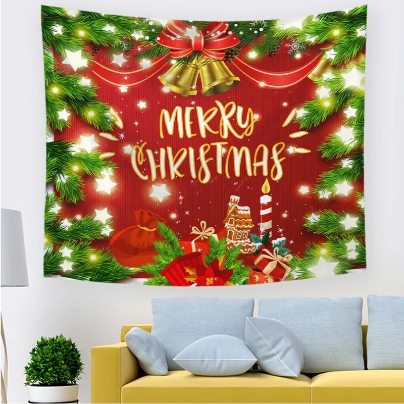 

Wall Hangings Cloth Tapestry Christmas Fashion 3D Hippie Toalla Mandala Carpet Indian Tapices 200cm Dorm Room Yoga Beach Mat