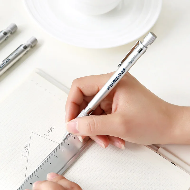 Германия STAEDTLER 925 25 металлический механический карандаш 1 3 мм Серебряный