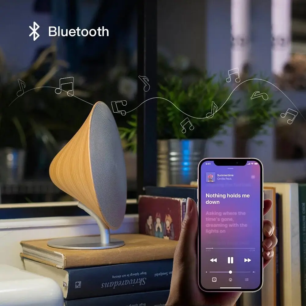 Retro Wood Wireless Bluetooth Speaker Support NFC Touch Surface Subwoofer Home Audio Bluetooth 4.2 Audio Desktop Stereo Speaker bluetooth speaker portable speaker audio speakers