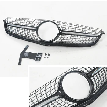 

Front Grill Grille Assembly 2012 2013 2014 Fit For Mercedes-Benz C63 AMG W204 Black
