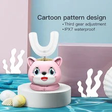 

2021 Sonic Cartoon Children Electric Toothbrush Fully Automatic Electric Toothbrush Waterproof Soft Silicone Brush Head Kids