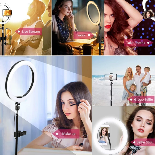 10″ LED Ring Light Photographic Selfie Ring Lighting with Stand Accessories Gadget 1ef722433d607dd9d2b8b7: Australia|China|United States