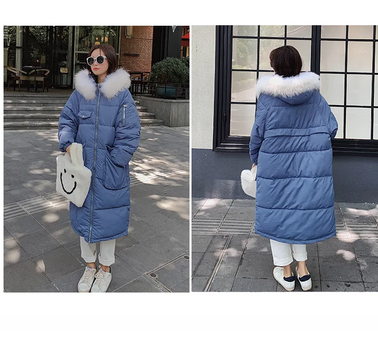 X-Long Женская зимняя куртка с хлопковой подкладкой, теплые плотные пальто большого размера, модная новинка, парка, женские куртки