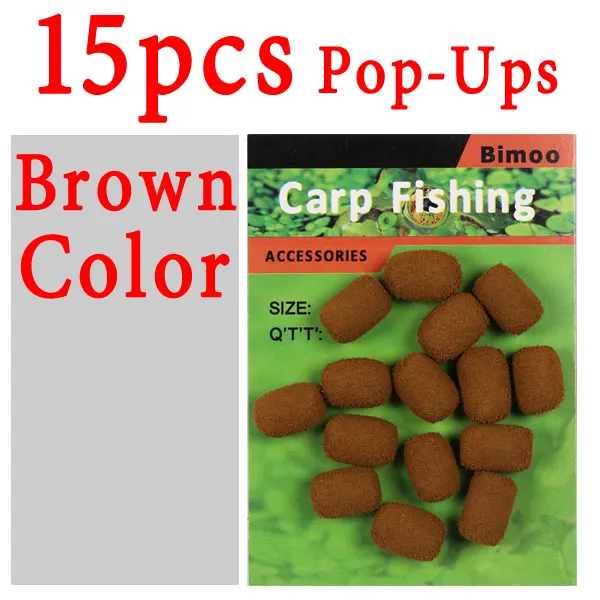 5Pcs/Bag Carp Fishing Pop Up Carp Bait Foam Zig Rig Foam Sticks Hair Floating Carp Fishing Bait 5colors Wild Fishing Crucian Carp Grass Carp Sea Fish Fishing Gear Accessories ( Color