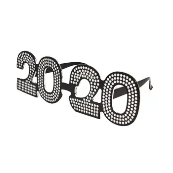 

2020 Eyeglass New Year's Eve Party Glasses Eyewear Funny Glitter Photo Prop Gift 50PF