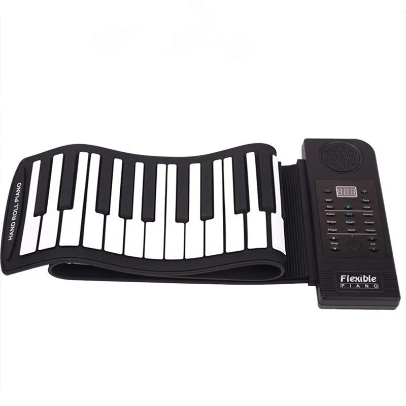 

Hand Roll Piano 61 K ey S mart Bluetooth Transpose Portable Professional Edition Piano Keyboard