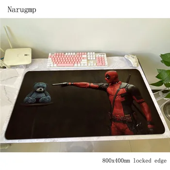 

Deadpool mouse pad 800x400x4mm mats best seller Computer mouse mat gaming accessories large mousepad keyboard games pc gamer