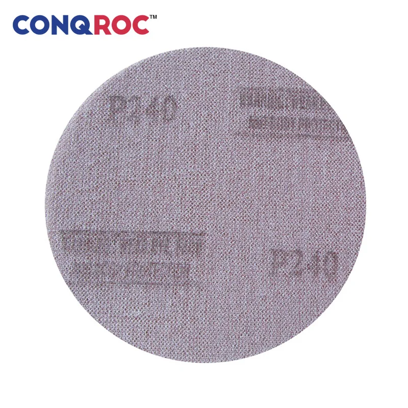 5 штук 150 мм 6 дюймов сетчатые диски без пыли сетка абразивная сетка шлифовальные диски Песочная бумага крюк и петля сухое шлифование