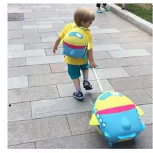 Чемодан на колесиках для девочек, мультяшный чемодан для детей, Дорожный чемодан на колесиках для мальчиков, чемодан на колесиках, рюкзак