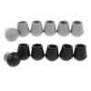 6pcs Round Bottom Rubber Tip For Triangle Cane Stool Crutches Chair 3/4" 4