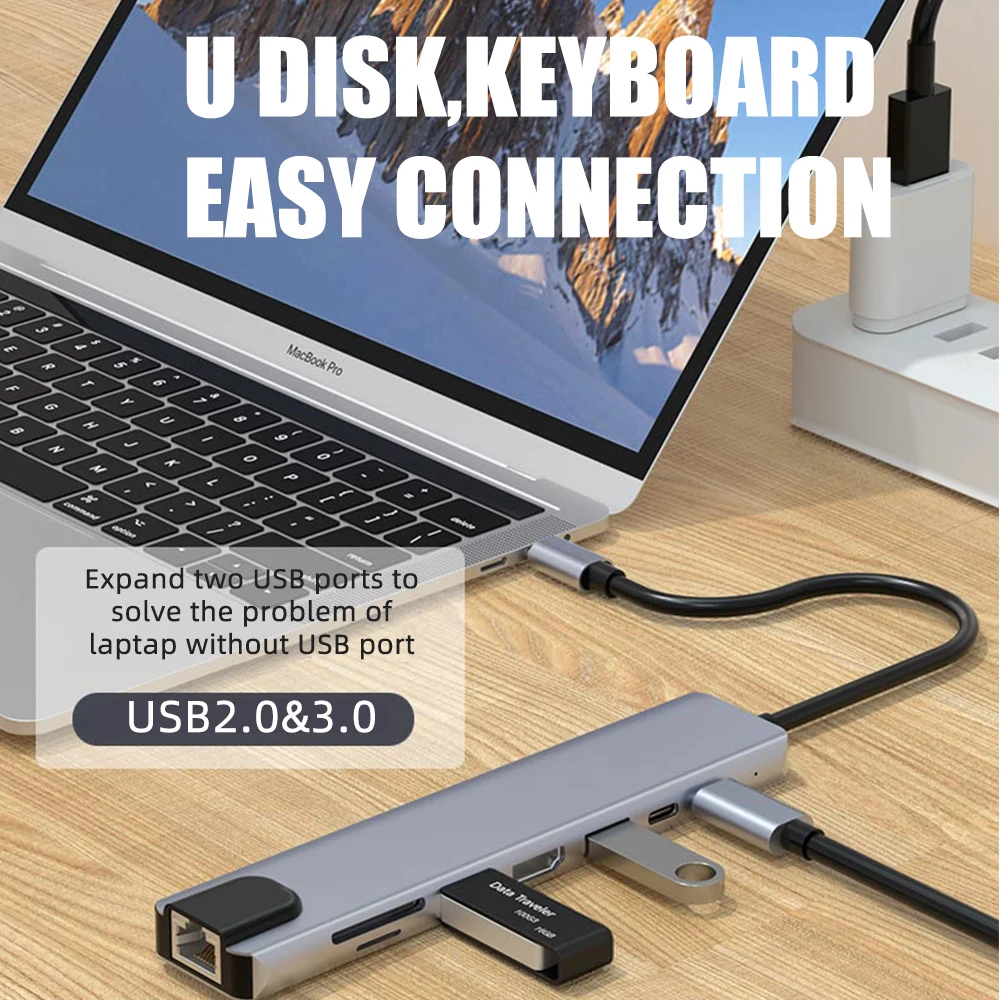 Ultimate All In One USB 3.0 Hub For Laptop Computer Gear ships-from: China|Russian Federation