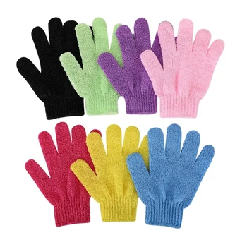 

14 Pairs Exfoliating Gloves Body Scrub Bath Gloves Exfoliator Body Glove for Shower, Spa, Massage and Body Scrubs