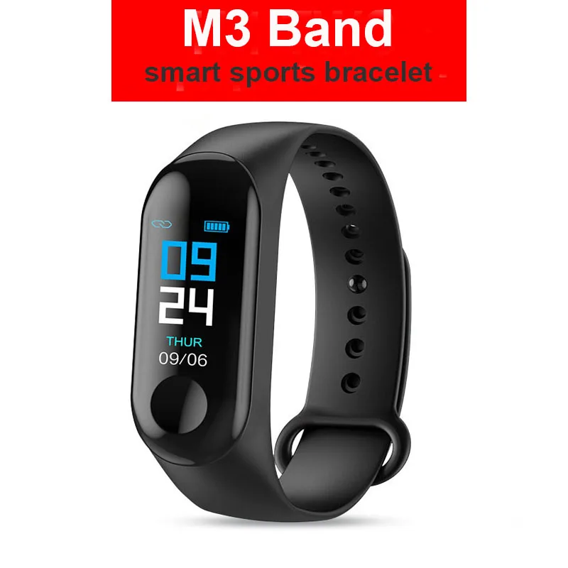 

M3 Smart Band Watch Fitness Tracker VS M4 Smart Bracelet Blood Pressure Heart Rate Monitor for xiaomi