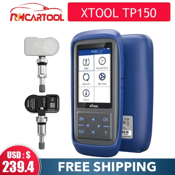 

Car accessorie XTOOL TP150 Tire Pressure Monitoring System OBD2 TPMS Diagnostic Scanner Tool TPMS Program 15&433 MHZ Sensor