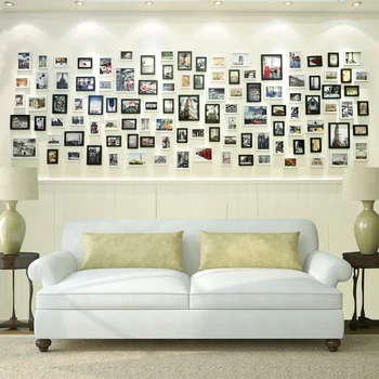 

88pcs/108pcs Photo Wall Picture Frames Combination European Decorative Painting Photo Frame For Sofa Background Hanging Artistic