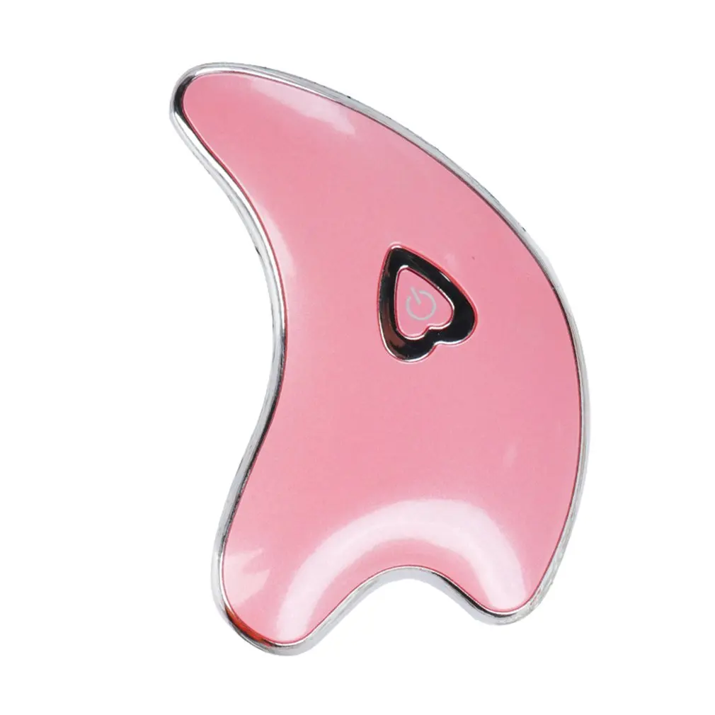  Electric Beauty Scraping Board Small Dolphin Vibration Heating Introduction Instrument Face Lifting