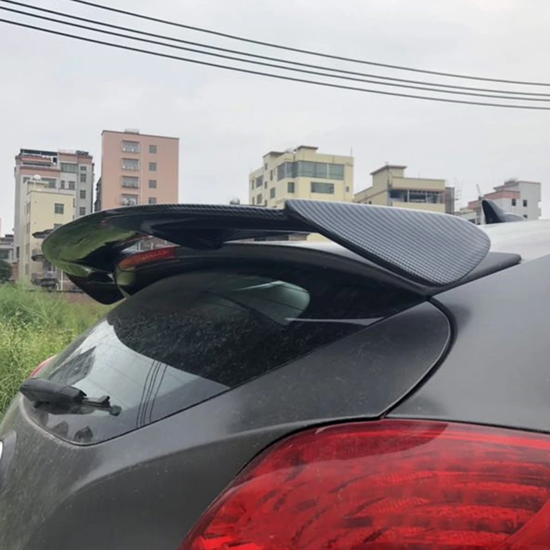 Применение для Hyundai Veloster спойлер 2012 13 14 15 2016 года глянцевое углеродное волокно/FRP