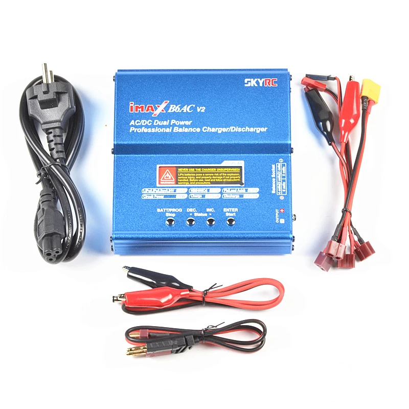 Новое оригинальное зарядное устройство SKYRC iMAX B6AC V2 50 Вт LiPo батарея баланс RC