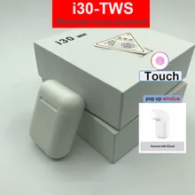 I30 tws Kulaklık Kulak Kablosuz fone Bluetooth 5.0 Kulaklık Spor Kulaklıklar için Dokunmatik Kontrol iphone xiaomi audifonos elari(China)