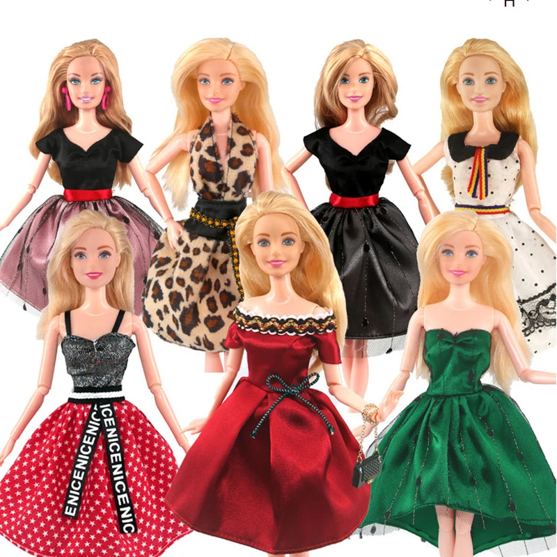 Details about   9PCS Doll Long Dresses Handmade Princess Gowns Party Dress for all 12 inch Dolls 