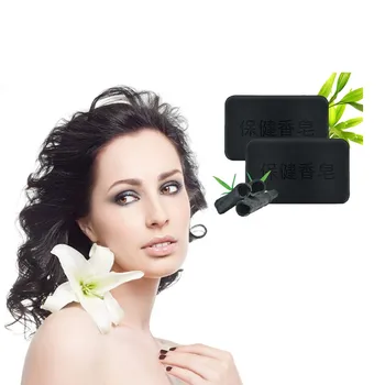 

Hot! Handmade Tourmaline Lightening Soap Bamboo Charcoal Petals Rose Deep Tourmaline Whitening Amd Moisture Soap