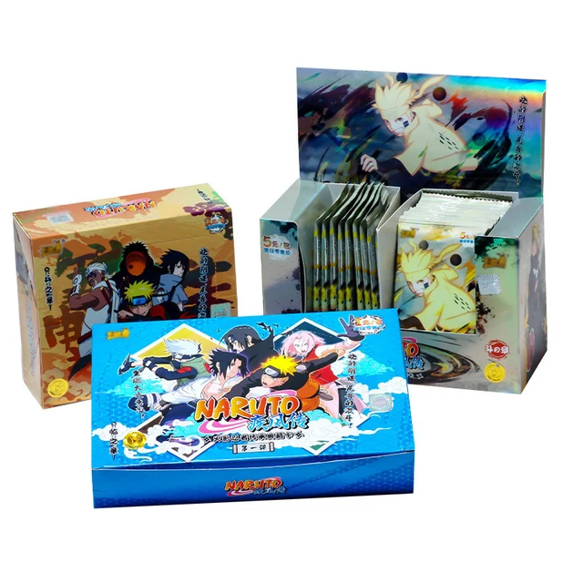 Bandai Genuine Anime Sasuke Narutoes Collection rare Cards box Uzumaki Uchiha Game hobby collectibles Cards for Child Gifts toys 3