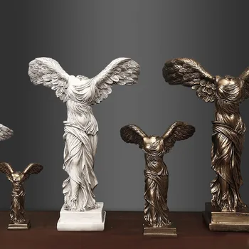 

EUROPEAN VICTORY GODDESS FIGURES RESIN CRAFTS RETRO ABSTRACT SCULPTURE GODDESS STATUES ORNAMENTS HOME DECORATION WEDDING GIFTS