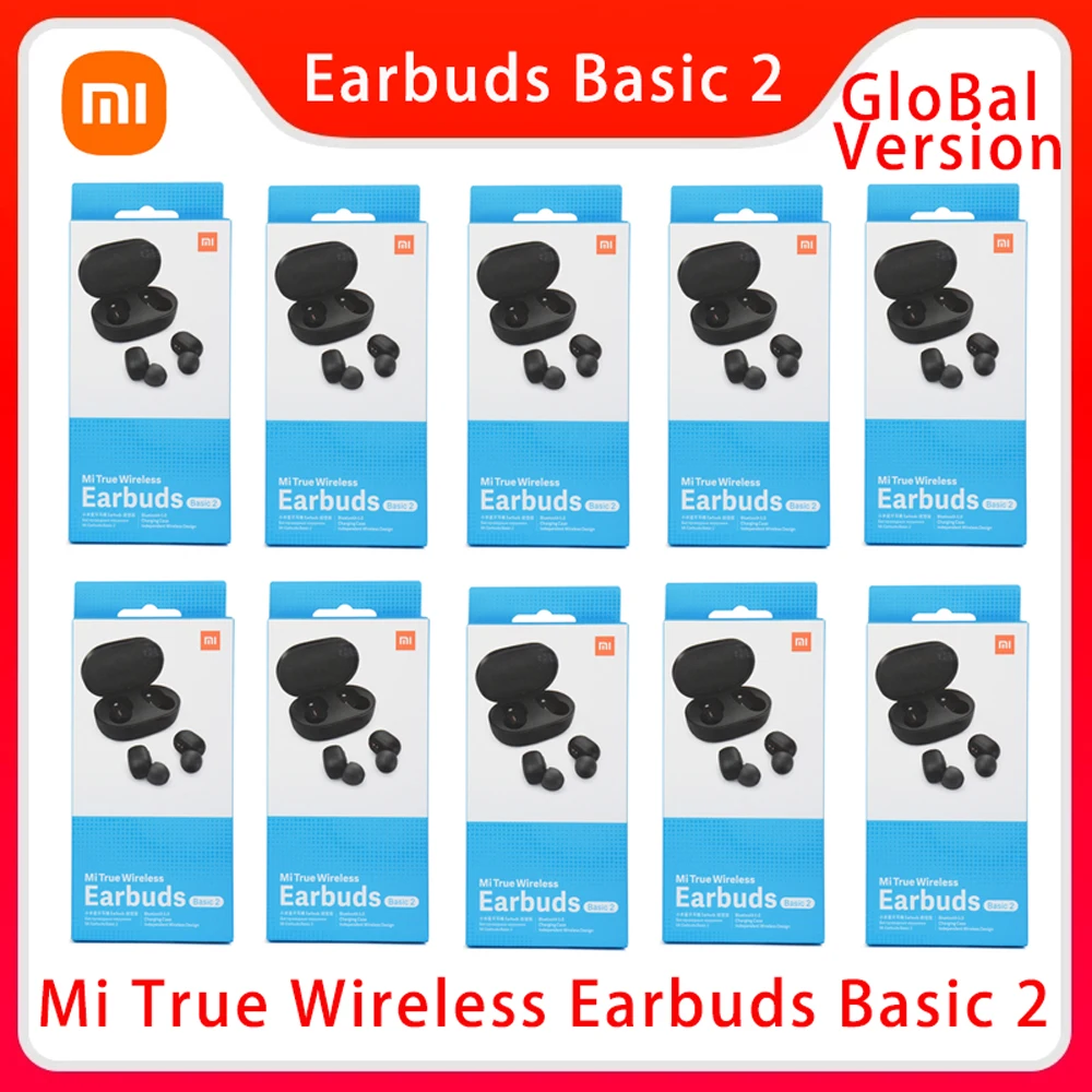10 шт./партия беспроводные наушники Xiaomi Redmi Airdots 2 Bt 5 0 Tws | Электроника
