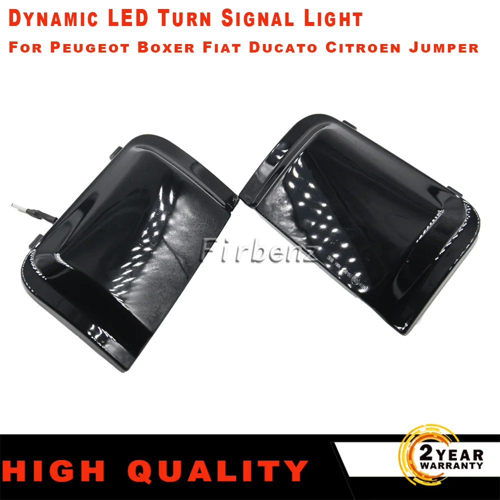 

Светильник воротник для зеркала заднего вида, Динамический указатель поворота для Peugeot Boxer, Fiat, Ducato, Citroen Jumper