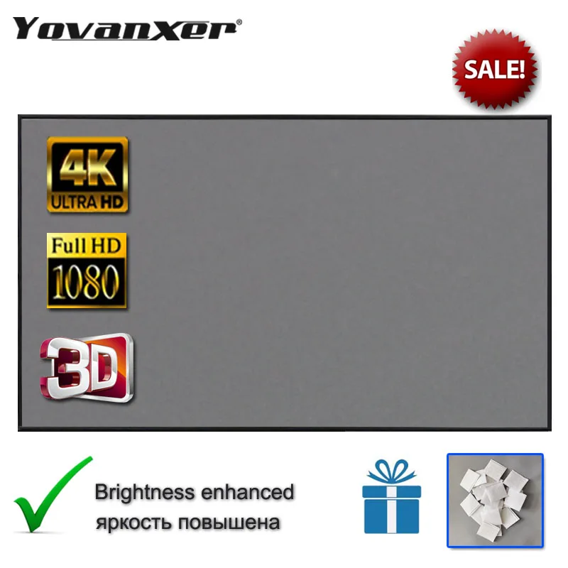 Projection-Screen Beamer Jmgo J6s Xgimi H1 Portable for H2 H1s/Z6/Z5/Z3 E8 UNIC 30-133inch