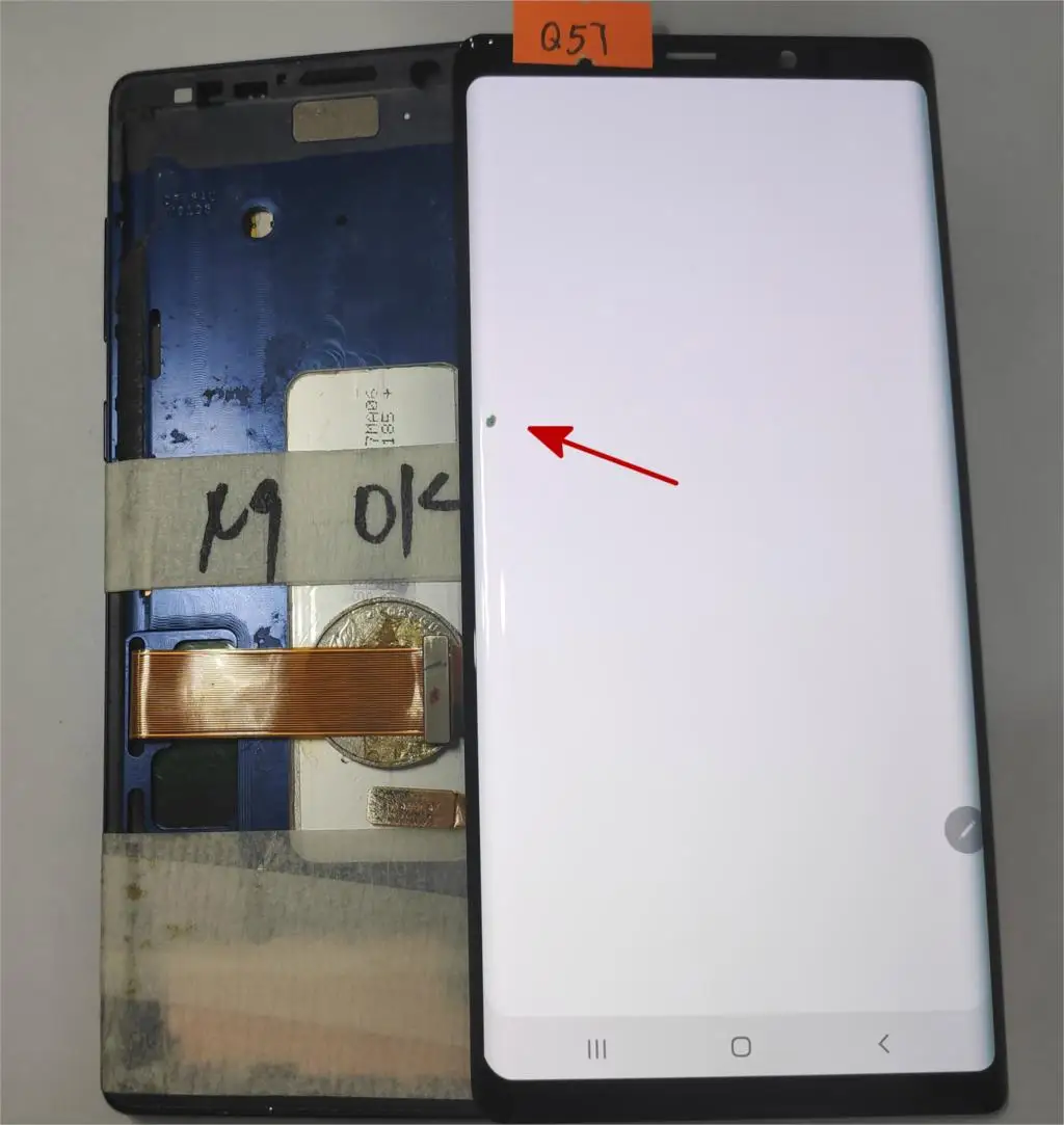 Для samsung Galaxy Note 9 ЖК-дисплей с черным точечным дисплеем кодирующий преобразователь сенсорного экрана в сборе N960 N960F N960D N960DS lcd