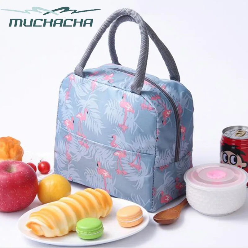 Женская многоразовая дорожная сумка-тоут для ланча переносная Изолированная