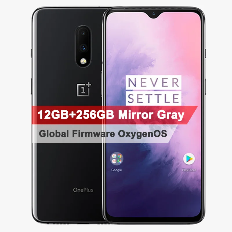 

Global ROM Oneplus 7 mobile phone 12GB 256GB Snapdragon 855 6.41" Fingerprint 48MP Rear Camera 16MP Front Camera OxygenOS Phone
