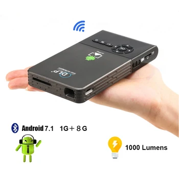 

Android7.1 Dlp Projector Mini Wifi Projector Full Hd 1080P Beamer Bluetooth TV Video cinmera PR45005