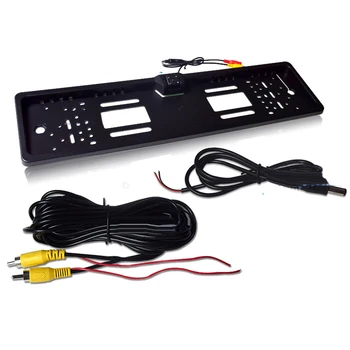 

HD Rearview Camera Waterproof ABS Power cord Cable Replacement Parts 4LED