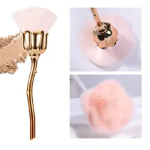 Prego Poeira Arte Escova Para Manicure Subiu Cabeça Solto Blush Em Pó Brushes Gel Moda Prego Guarnição CleaningMaterial Ferramentas Acessórios(China)