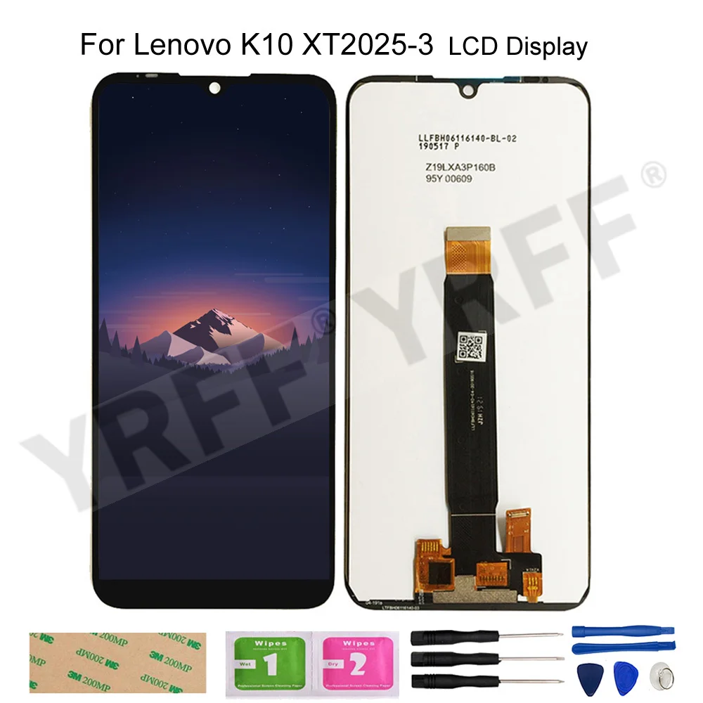 K10 ЖК-экраны для Lenovo XT2025-3 ЖК-дисплей сенсорный экран дигитайзер в сборе ремонтные