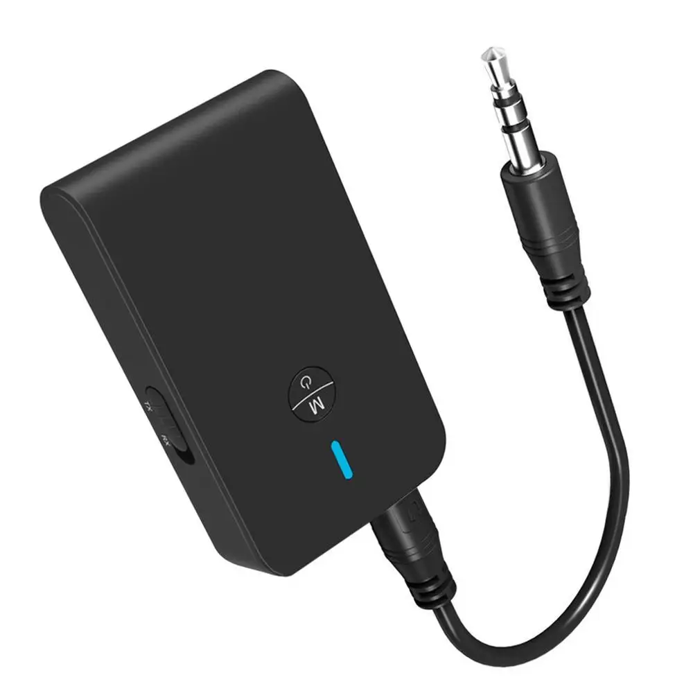 2 in 1 Bluetooth 5 0 Transmitter Receiver TV PC Car Speaker 3 5mm AUX Hifi Music Audio Adapter Headphones Car Home Stereo Device