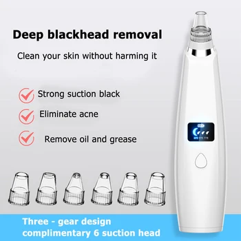 

Electric Acne Remover Blackhead Pimple Extractor Black Spots Suction Pore Cleaner Nose Face Deep Cleansing Skin Care Facial Mach