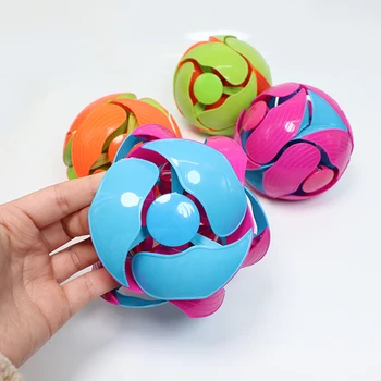 

Funny Color Change Ball Hand Throwing Training Ball Parent Child Relieve Stress Transformation Telescopic Balls Family Ball Toys