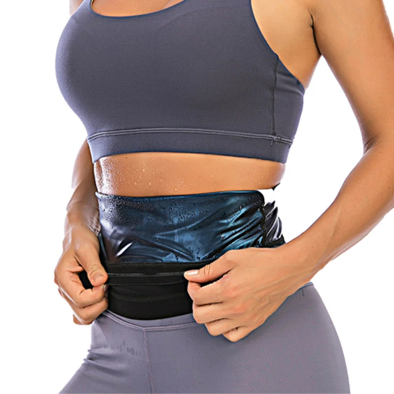 Combinaisons de Sauna pour femmes, gilet et pantalon, ceinture amincissante, modelant le corps, taille, vêtements de forme pour formateur, Corset d'entraînement, graisse_voghion.com