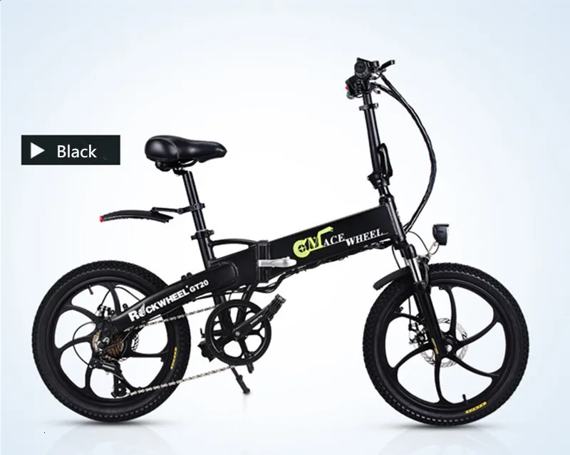 Discount Europe Stock 20 Inch Electric Bike Magnesium Alloy Wheel 48v 10ah 350w Folding Electric Bike 7 Speed Gears 20" Folding Ebike 17