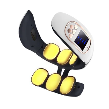 

Smart netic Pulse Heated Electric Shoulder Neck Massager Fatigue Pain Relief Cervical Massage with Remote Control