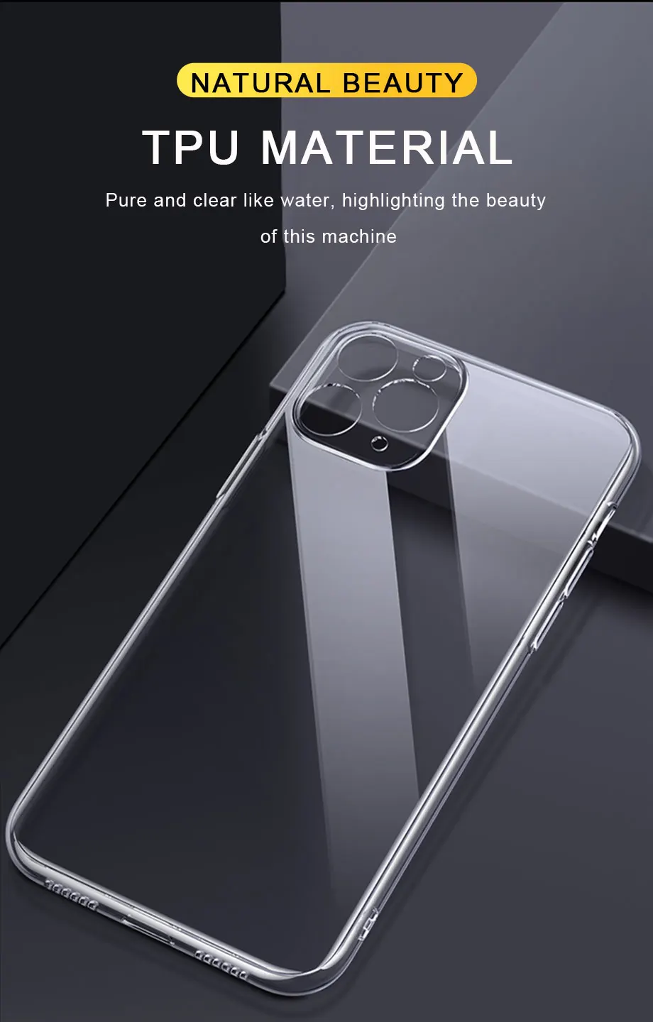 iphone 12 pro flip case Transparent Phone case For iPhone 13 11 12 Pro Xs Max Silicone Shockproof Case iPhone 8 Plus 6 7 SE Xr Case for iPhone X Cover iphone 12 pro leather case