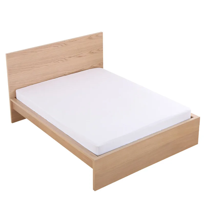 

MECEROCK Factory Direct Sales Solid Color Fitted Sheet Sanding Sanding Bed Sheet with Elastic Rubber Band Twin Queen King Size