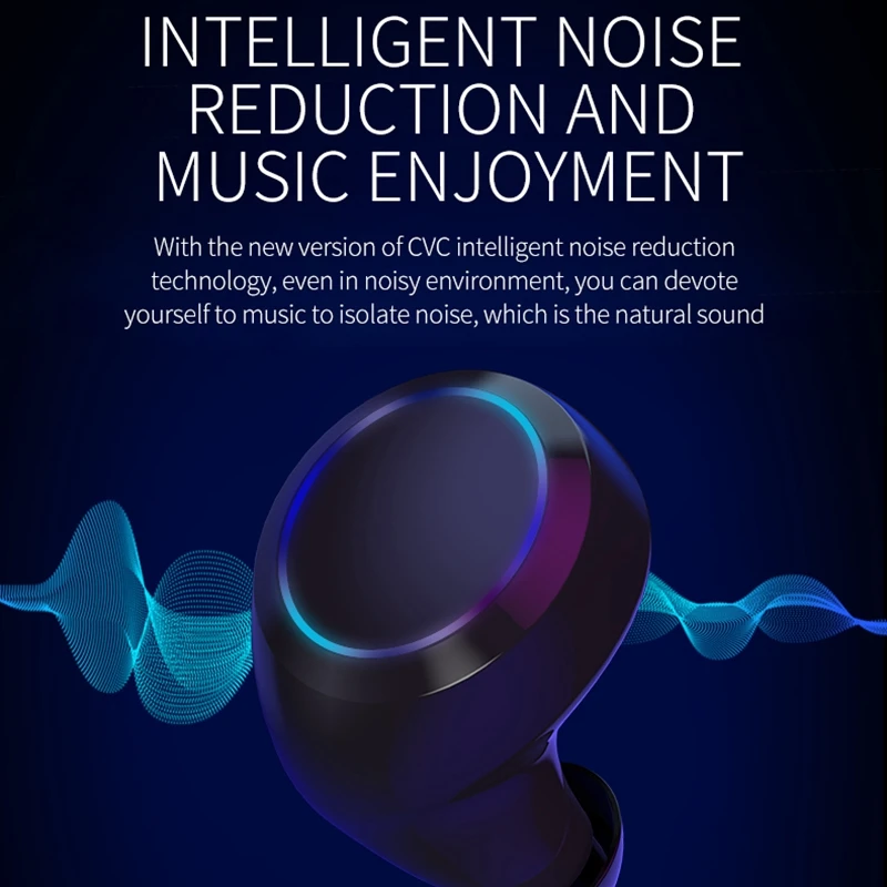 Hm51 Tws Беспроводные Bluetooth 5,0 наушники Ipx6 водонепроницаемые 3D настоящие Hifi стерео наушники с микрофоном с зарядным устройством