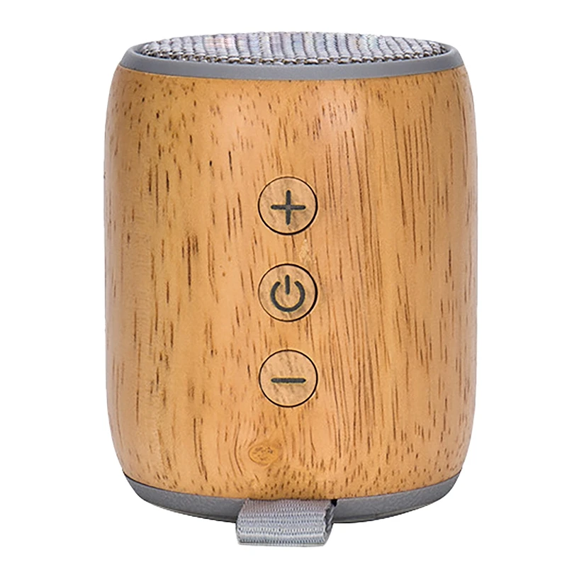 Небольшая поясная деревянная Bluetooth-колонка Беспроводная мини-колонка из ткани