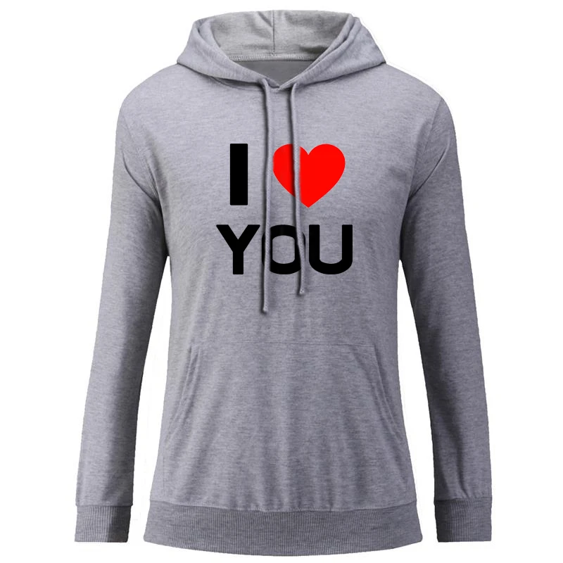 icWM1416G Я люблю спать с капюшоном Карма кары для грех собака надписи MOM Love Heart Для женщин толстовка с рисунком струны пуловер с капюшоном подарок - Цвет: icWM1416G