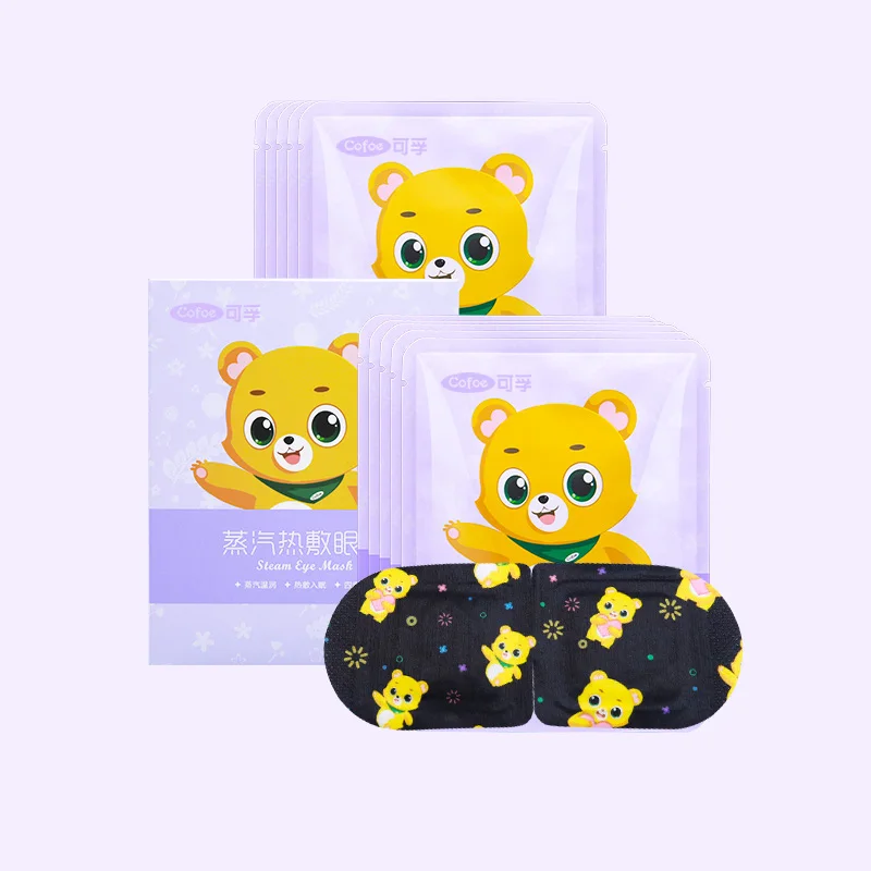 lavender Cofoe, 10 шт., Паровая маска для глаз с горячим компрессом, Уход за глазами, повязка для сна, снимает усталость глаз и успокаивает темные круги, затенение, жар, яркие глаза - Цвет: lavender